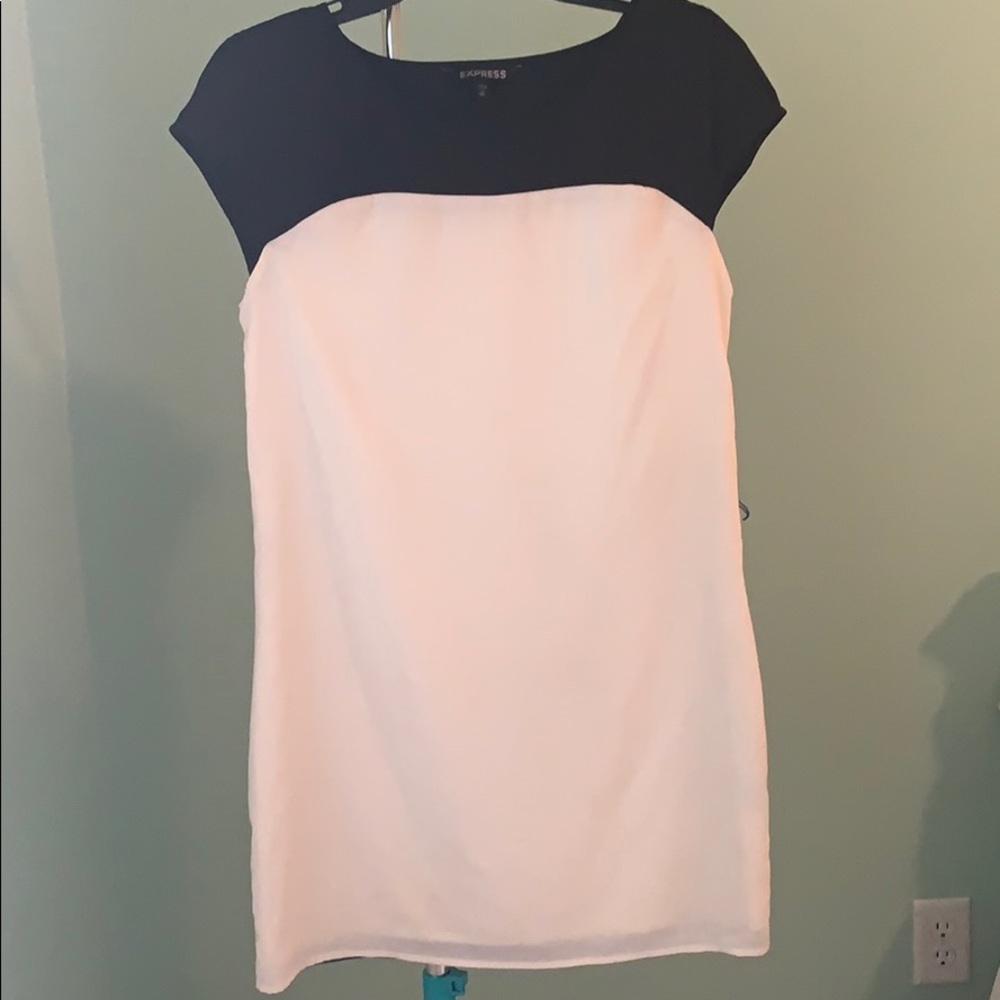 Express color block dress